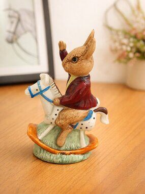Royal Doulton Bunnykins “Tally Ho!” Figurine DB12 • Golden Jubilee 1984